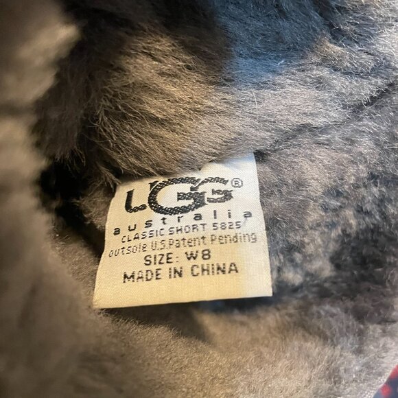UGG Grey Classic Short II Sheepskin Boots US 8 - Picture 5 of 5